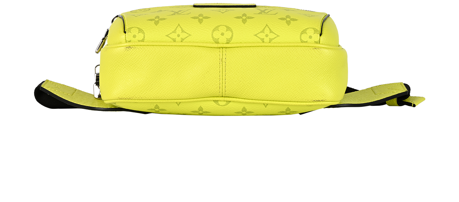 Outdoor Messenger PM, &pound;950, Handbags, Yellow, Canvas, Top view